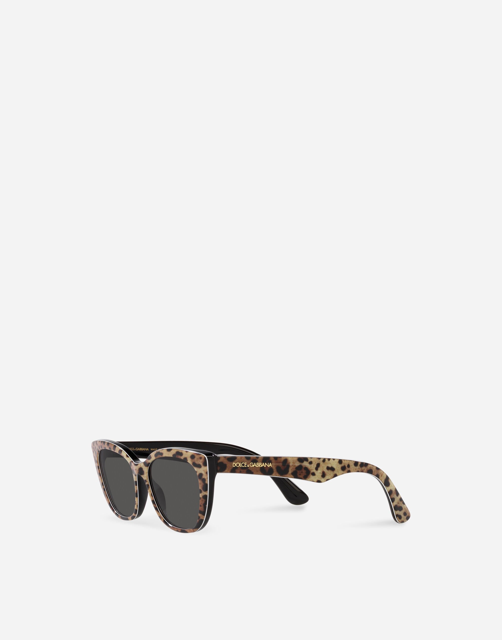 Mini Me Sunglasses in Leo Print for Boys Dolce Gabbana US