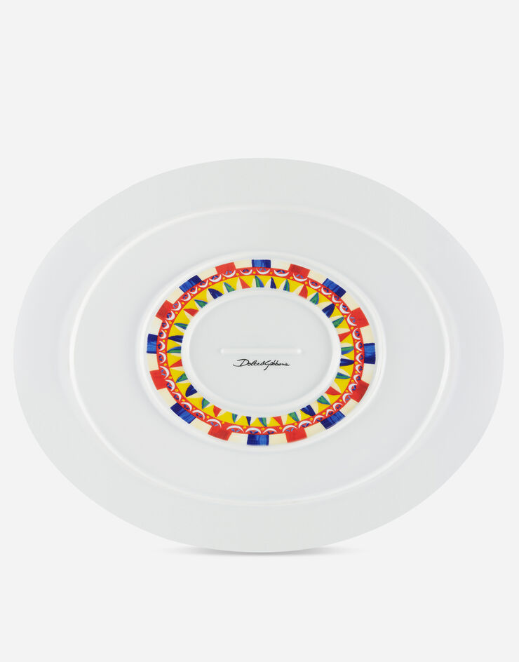 Dolce & Gabbana Porcelain Platter Multicolor TC0025TCA20