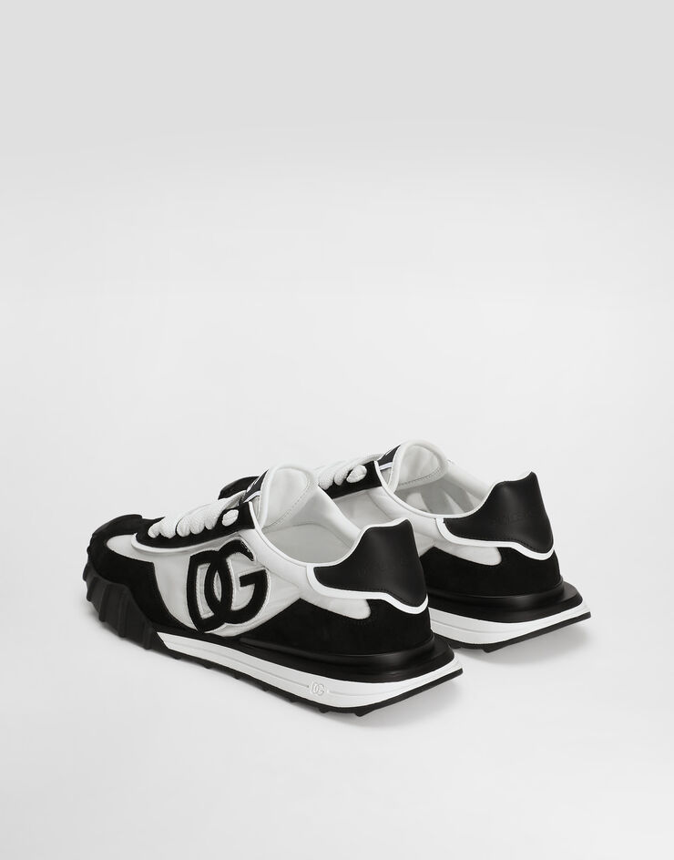 Dolce & Gabbana DG Athletic sneakers in fabric and calfskin Multicolor CS2384A0136