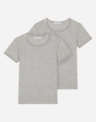 Dolce & Gabbana 2点パック Tシャツ ショートスリーブ ジャージー ブラック L4J702G7OCU