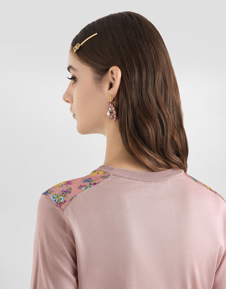 Dolce & Gabbana Small floral-print silk satin pullover Dolce & Gabbana Small floral-print silk satin pullover Multicolor FXX77TJBSOQ