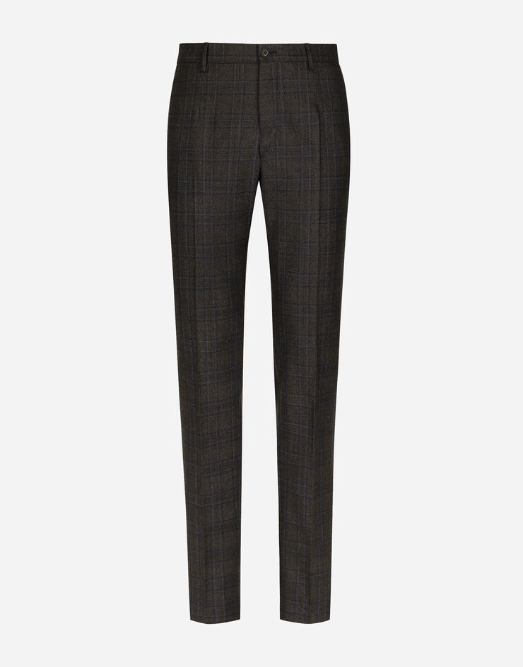 Dolce&Gabbana Stretch wool glen plaid pants Multicolor GY5UMTFQ2KD