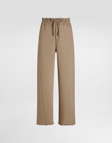 Dolce & Gabbana Jersey trousers Beige GP16ZTG7PLA