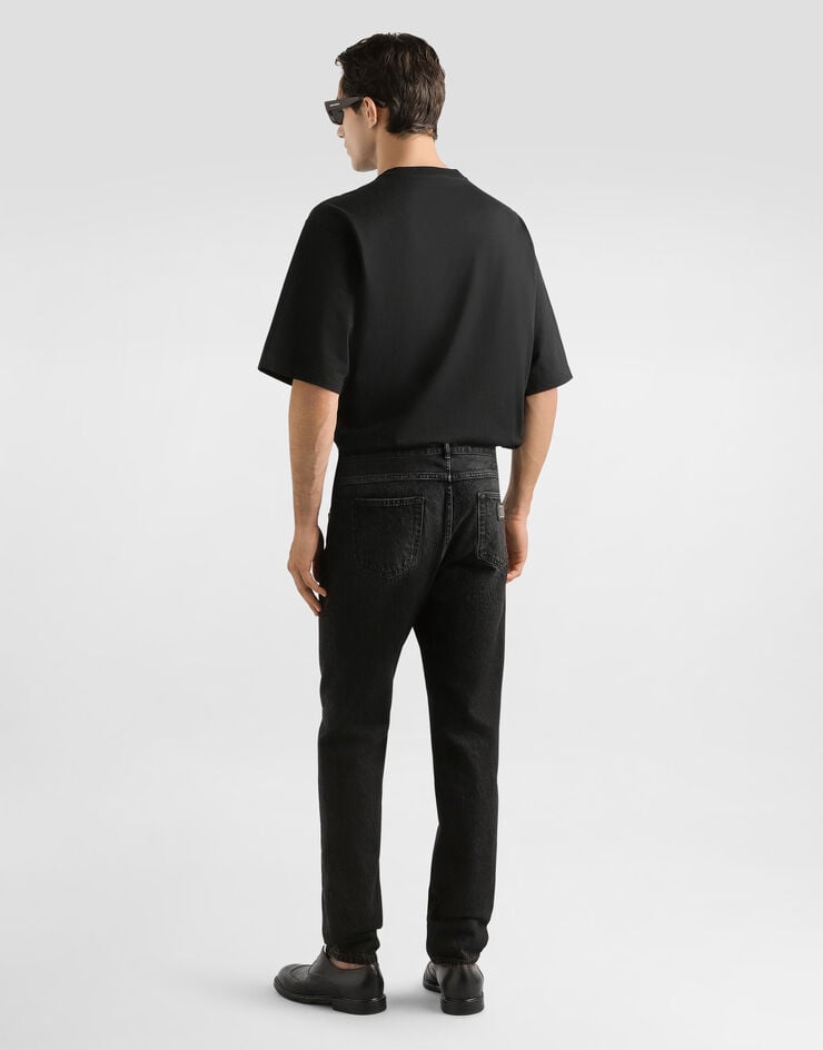 Dolce & Gabbana Hose aus Denim Multicolor GYJCCZG8OM7