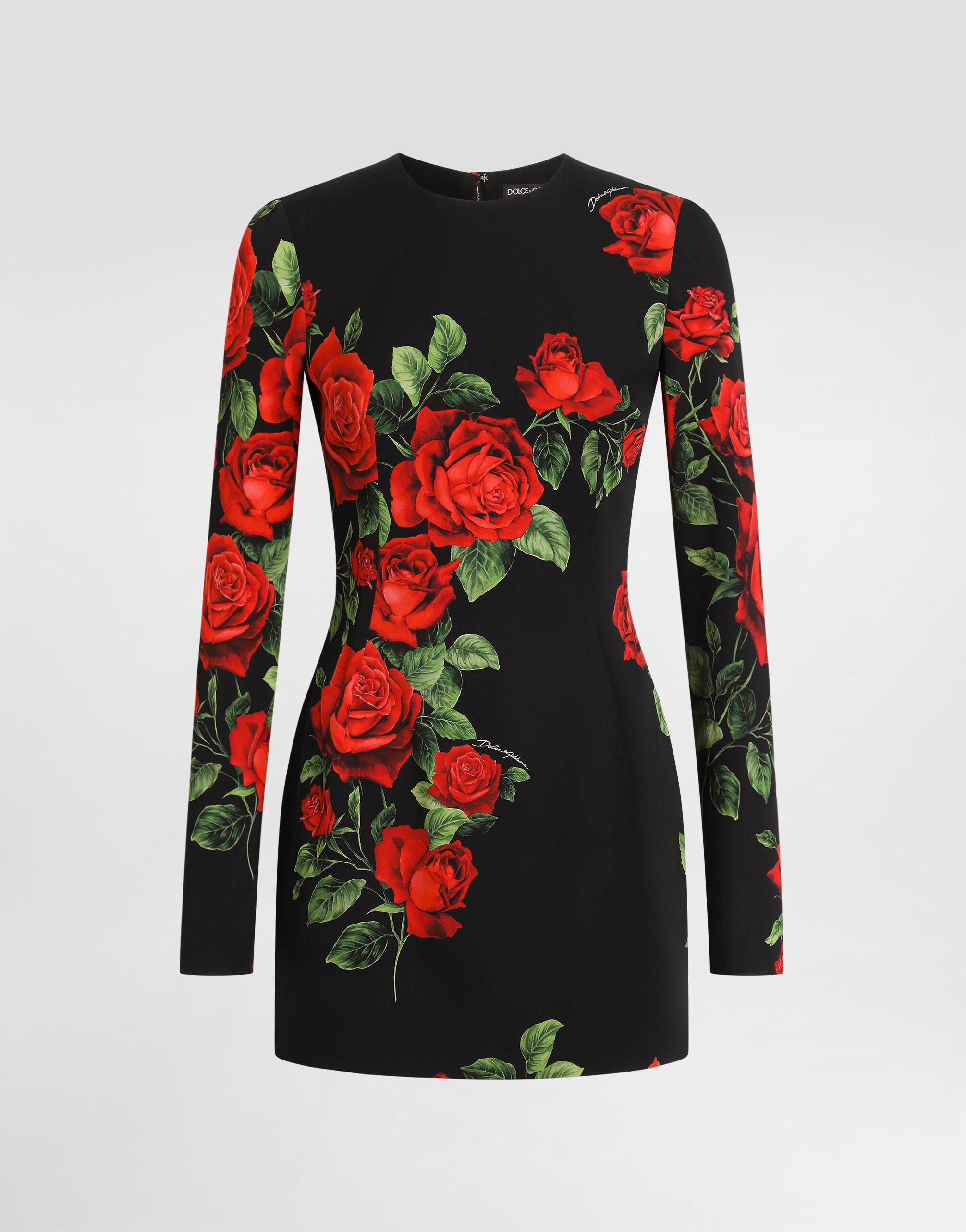Dolce & Gabbana 花柄長袖ドレス Dolce & Gabbana 花柄長袖ドレス DOLCE ＆ GABBANA 花柄プリント