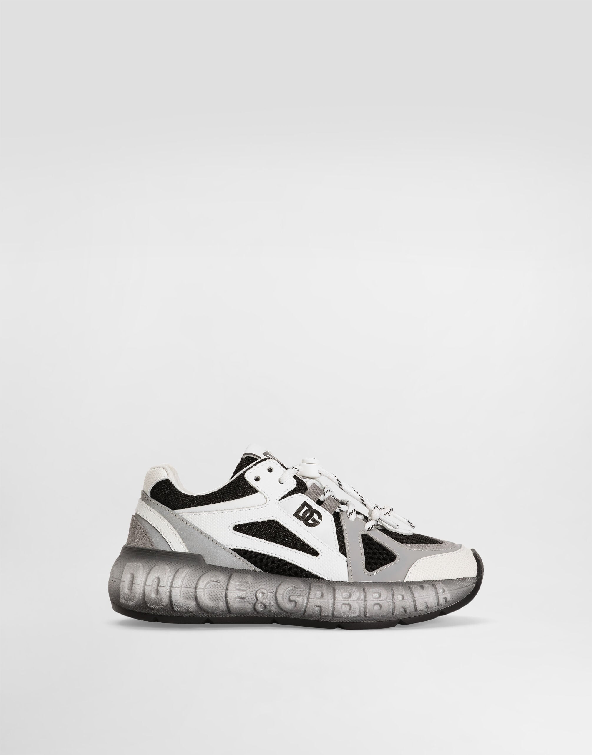 DOLCE&GABBANA シューズ DG bounce 12 nylon and calfskin sneakers in Multicolor for Men