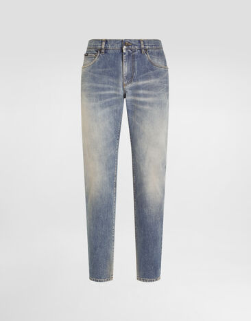 Dolce & Gabbana Pantalones en denim Multicolor GY07CDG8PO4