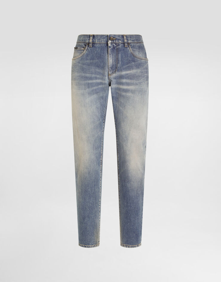 Dolce & Gabbana Pantalones en denim Multicolor GY07CDG8PO4
