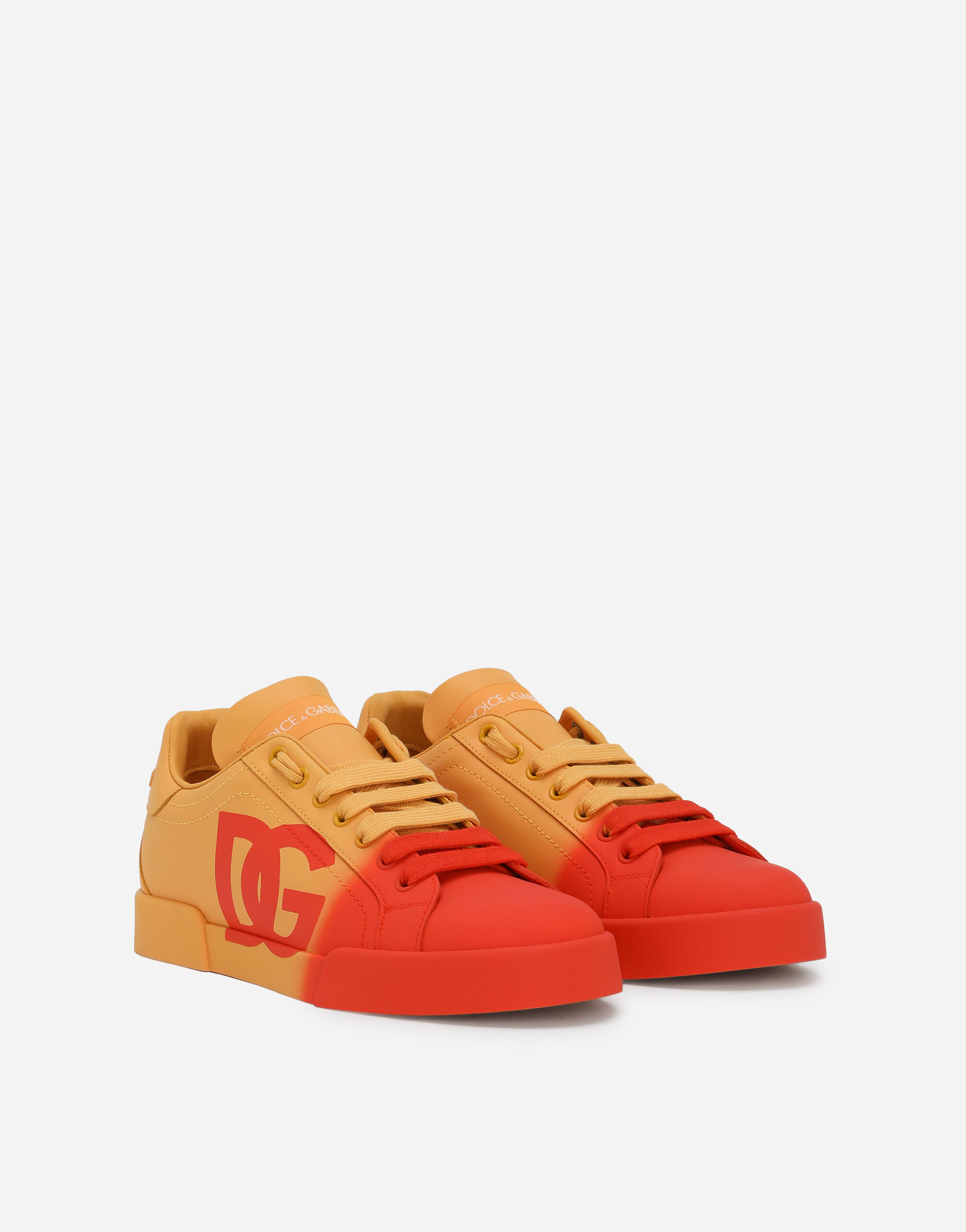 Dolce and gabbana orange shoes hotsell