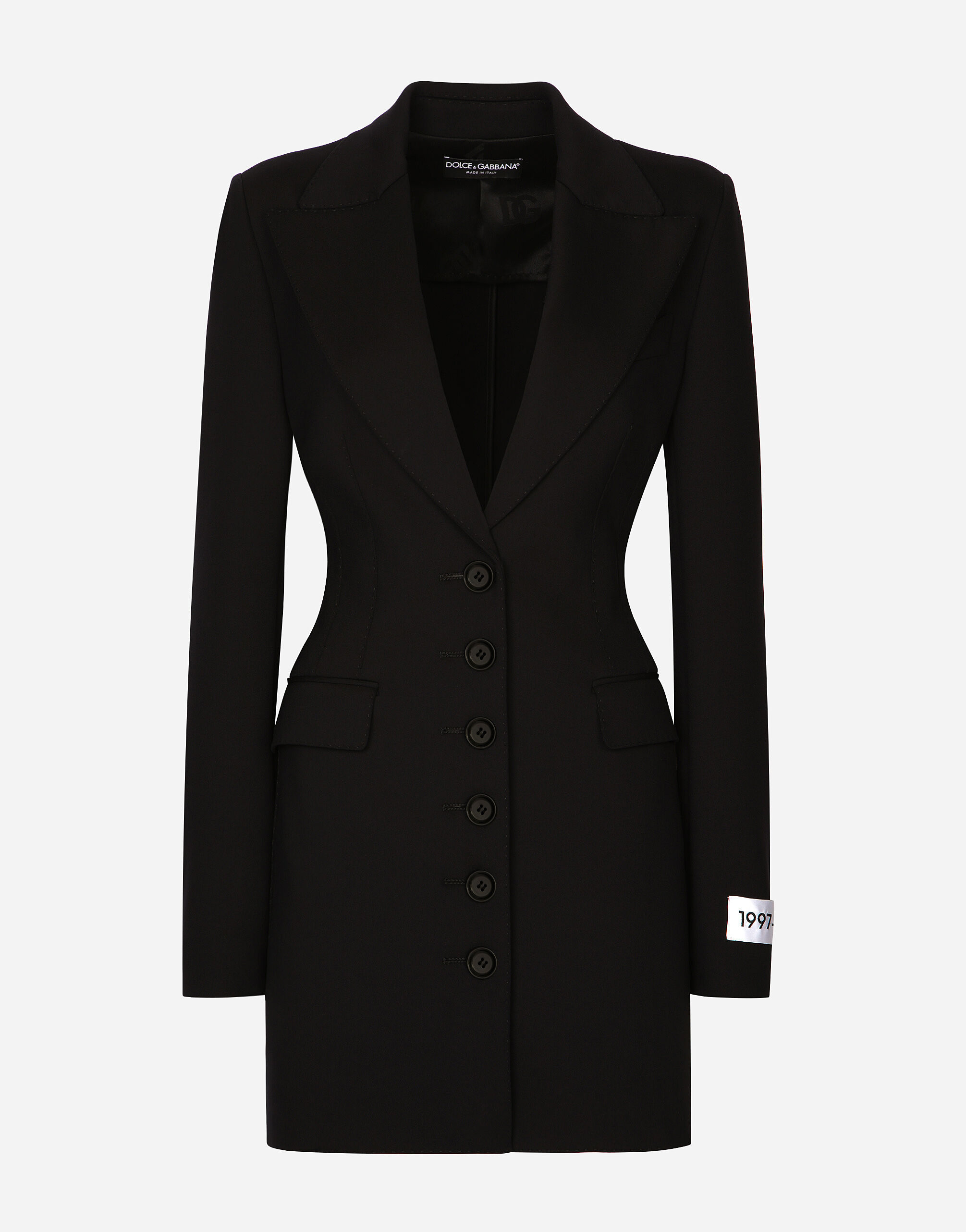 Dolce and shop gabbana black coat