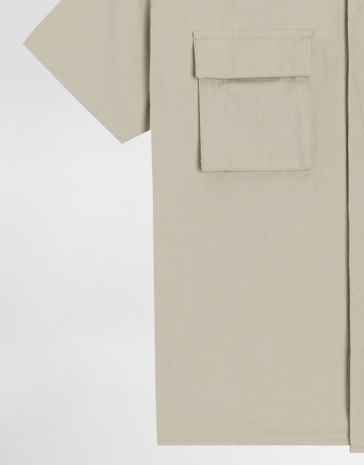 Dolce & Gabbana Gabardine shirt Beige L44S74FU63D