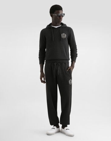 Dolce & Gabbana Smooth cashmere trousers Grey GXU27ZJBWIR