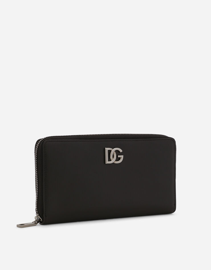 Dolce & Gabbana Calfskin wallet with DG logo Dolce & Gabbana Calfskin wallet with DG logo Black BP1672AW576