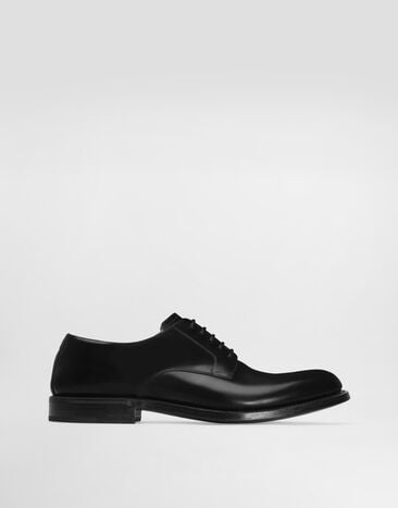 Dolce & Gabbana Brushed calfskin derby Black A10879A1203