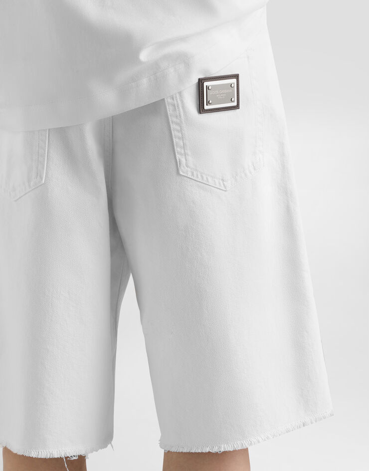 Dolce & Gabbana Denim bermuda shorts Multicolor GP1T2DG8PT9