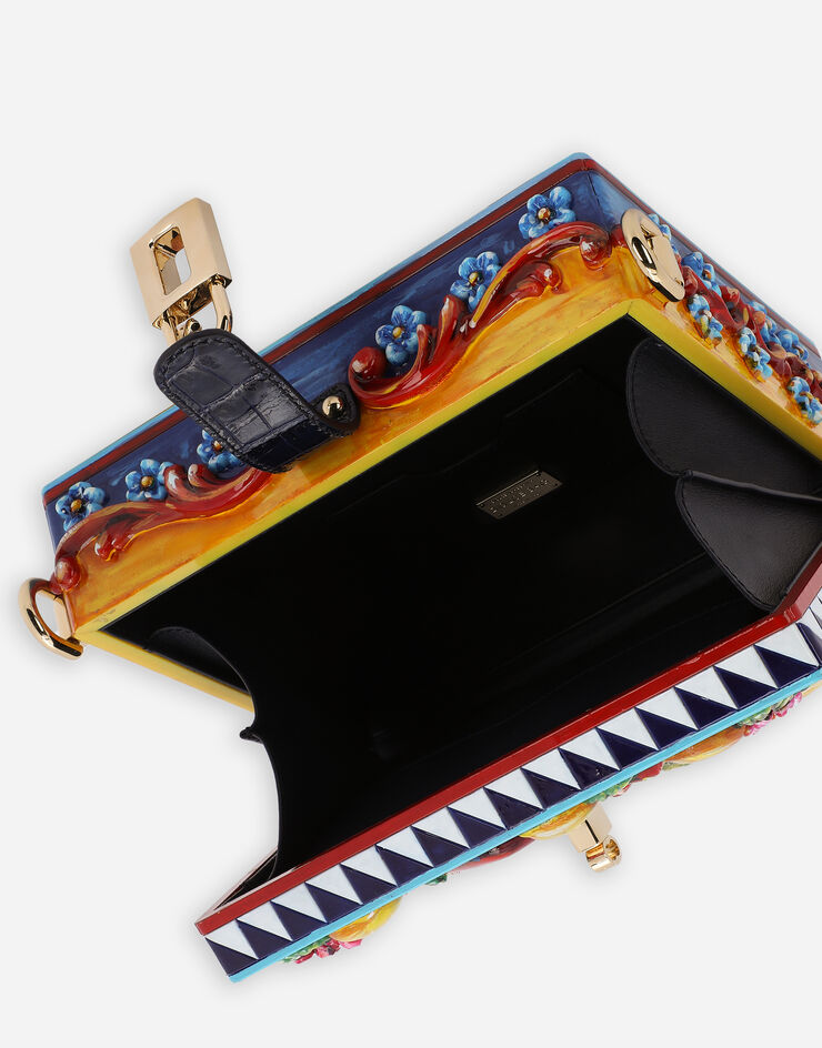 Dolce & Gabbana Resin Triskelion Dolce Box bag Multicolor BB7165AY611
