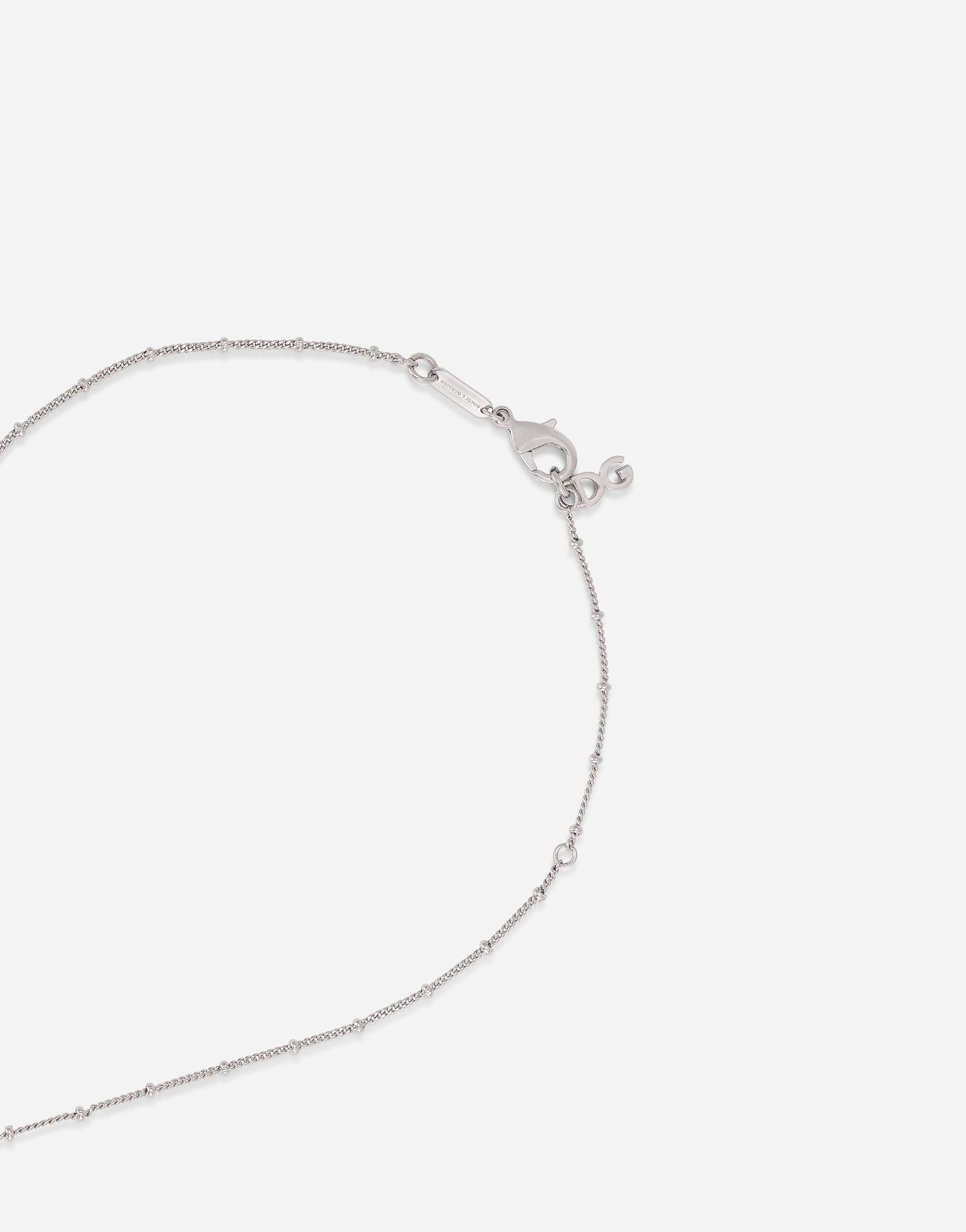 Cross necklace in Silver for Men Dolce Gabbana US