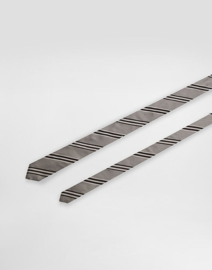 Dolce & Gabbana Jacquard martini tie Grey GT149EG0JSR