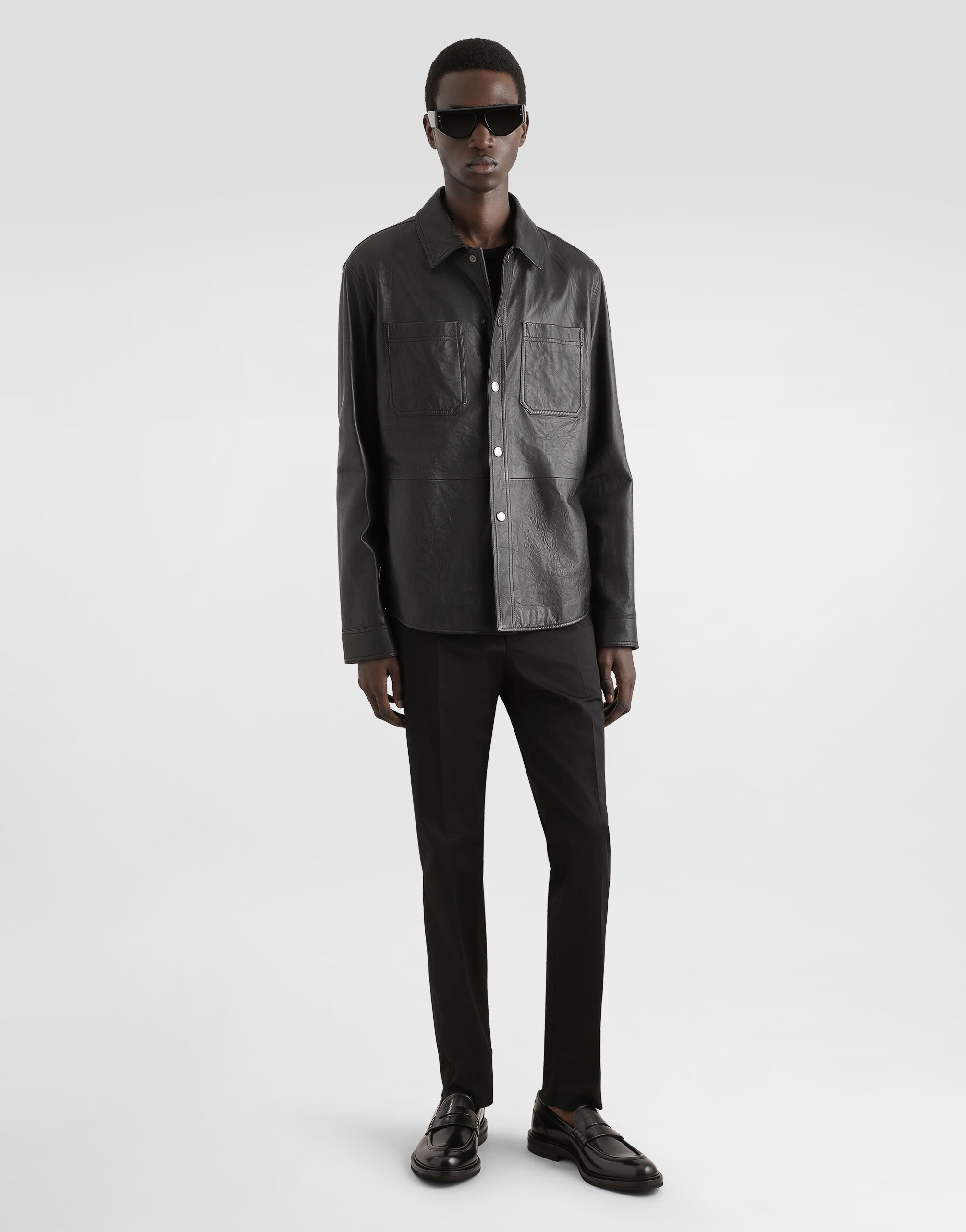 ブラックのメンズ Cashmere round-neck sweater | Dolce&Gabbana®