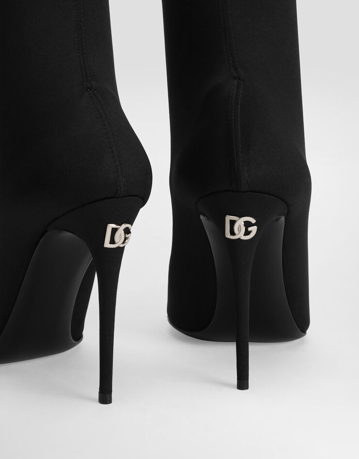 Dolce & Gabbana  Stretch jersey ankle boots Black CT0959AM237
