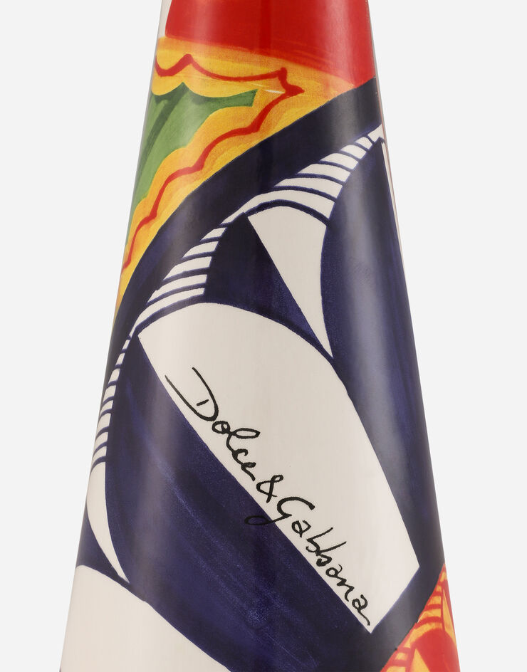 Dolce & Gabbana Ceramic Candle Holder medium Multicolor TCC187TCACD