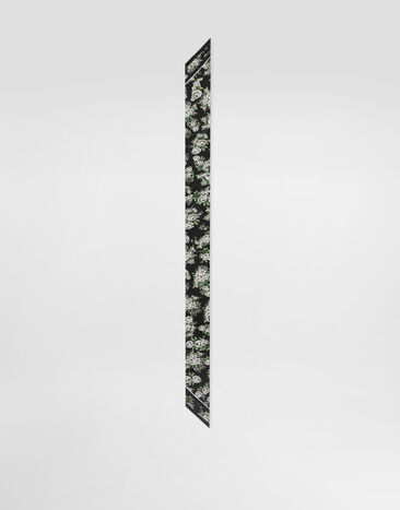 Dolce & Gabbana 6x100 small flower bouquet-print silk twill bandeau Multicolor FS215AGDDUH