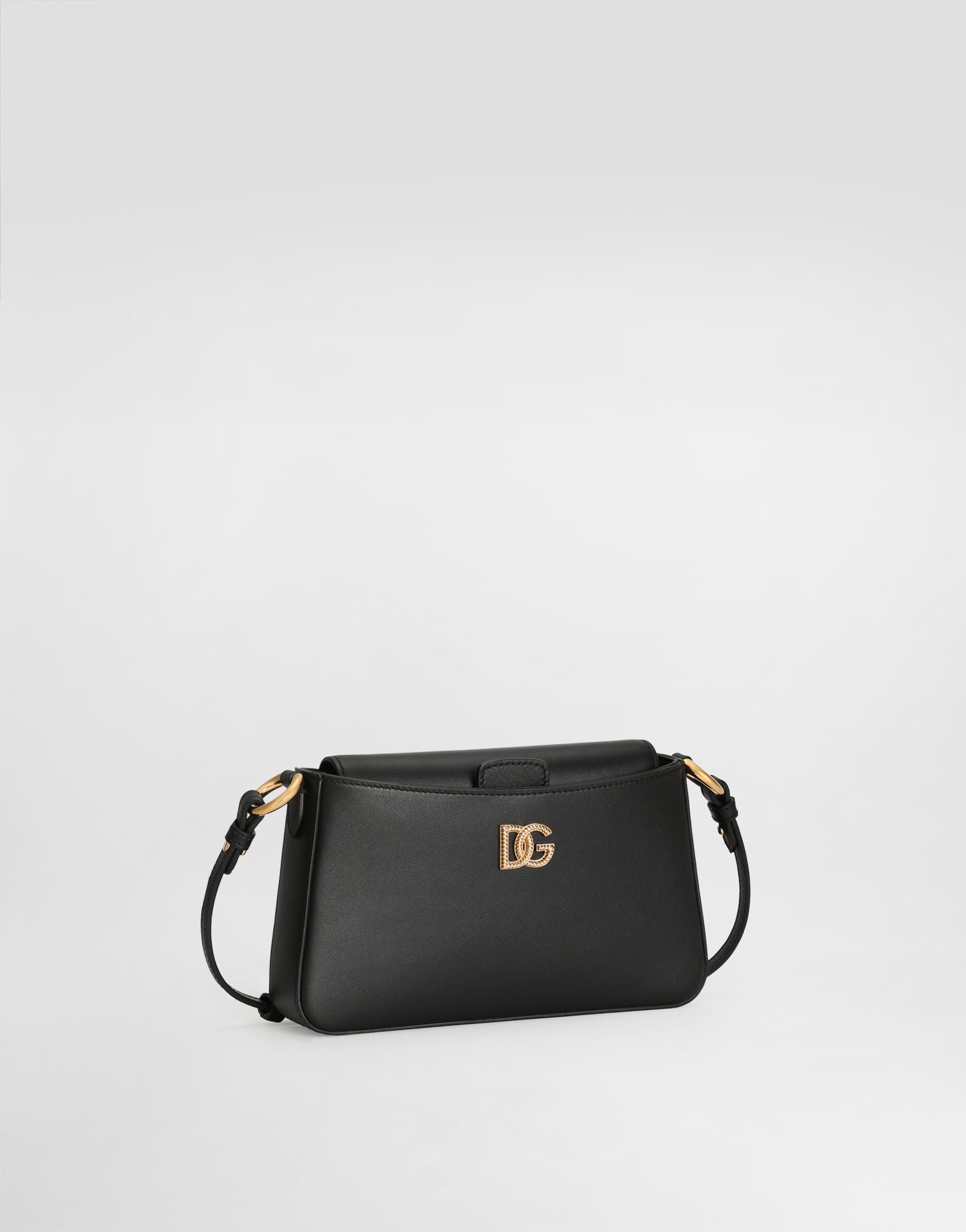 Calfskin phone bag in Black for Women | Dolce&Gabbana® US