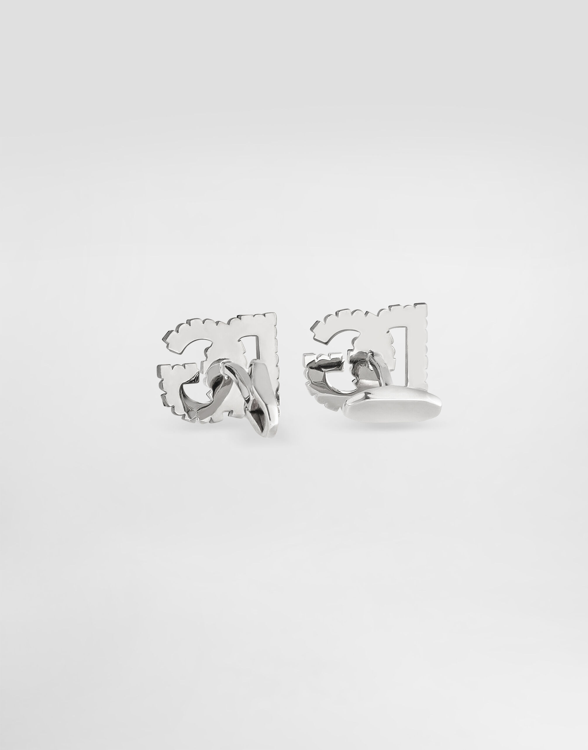 DOLCE & GABBANA クラウン型ブローチ★定価:73,700円★証明書 Dg logo cufflinks with rhinestones