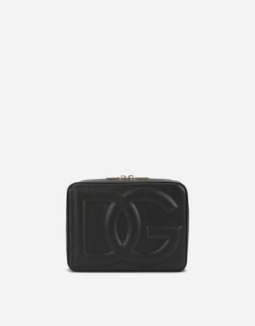 Dolce & Gabbana 미디엄 카프스킨 DG Logo Bag 카메라백 블랙 BB7100AW437