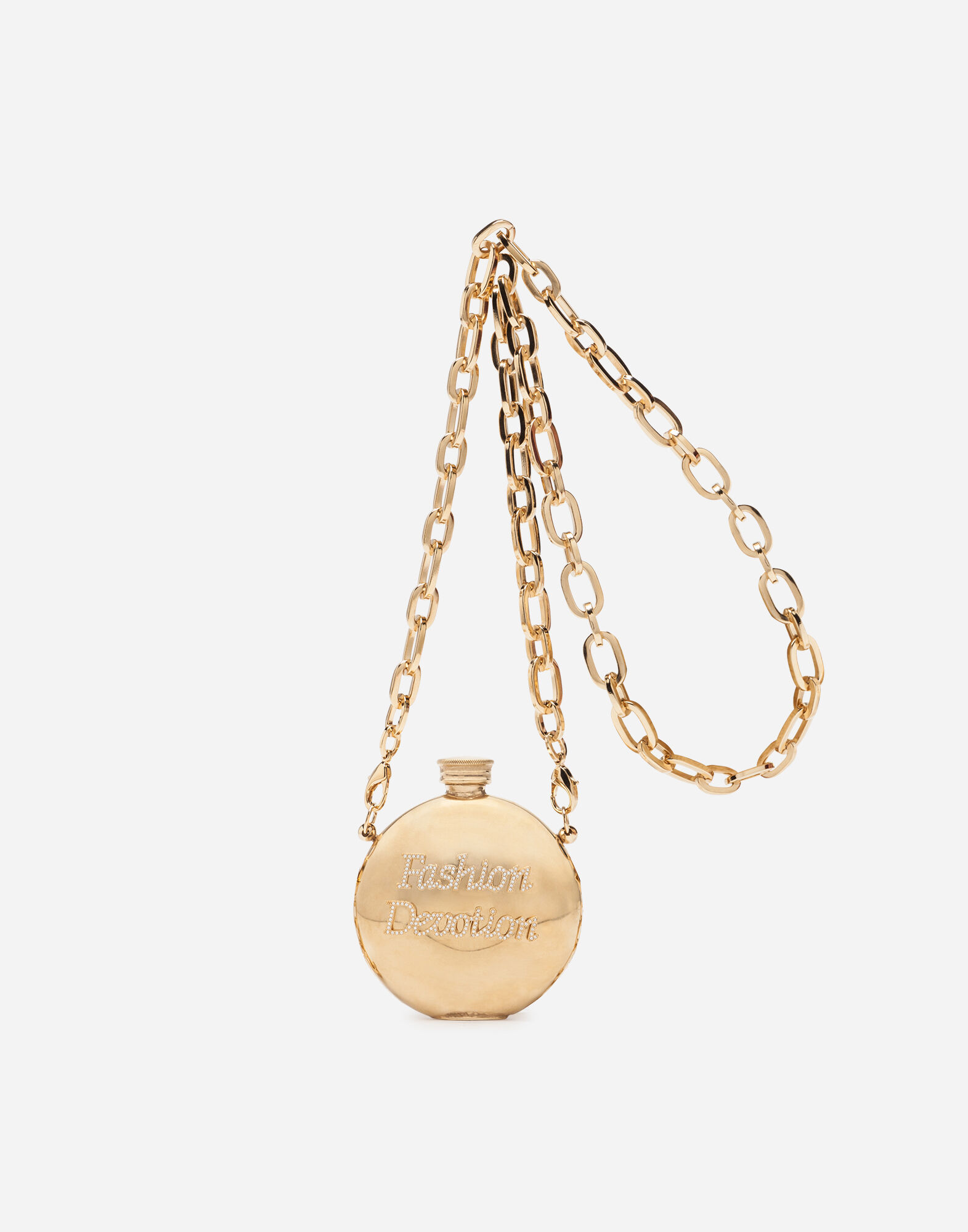 Jewel micro-bag with chain in Gold for Women | Dolce&Gabbana® US