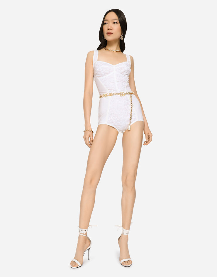 Dolce & Gabbana Body style corset Blanc F7X07TG9798