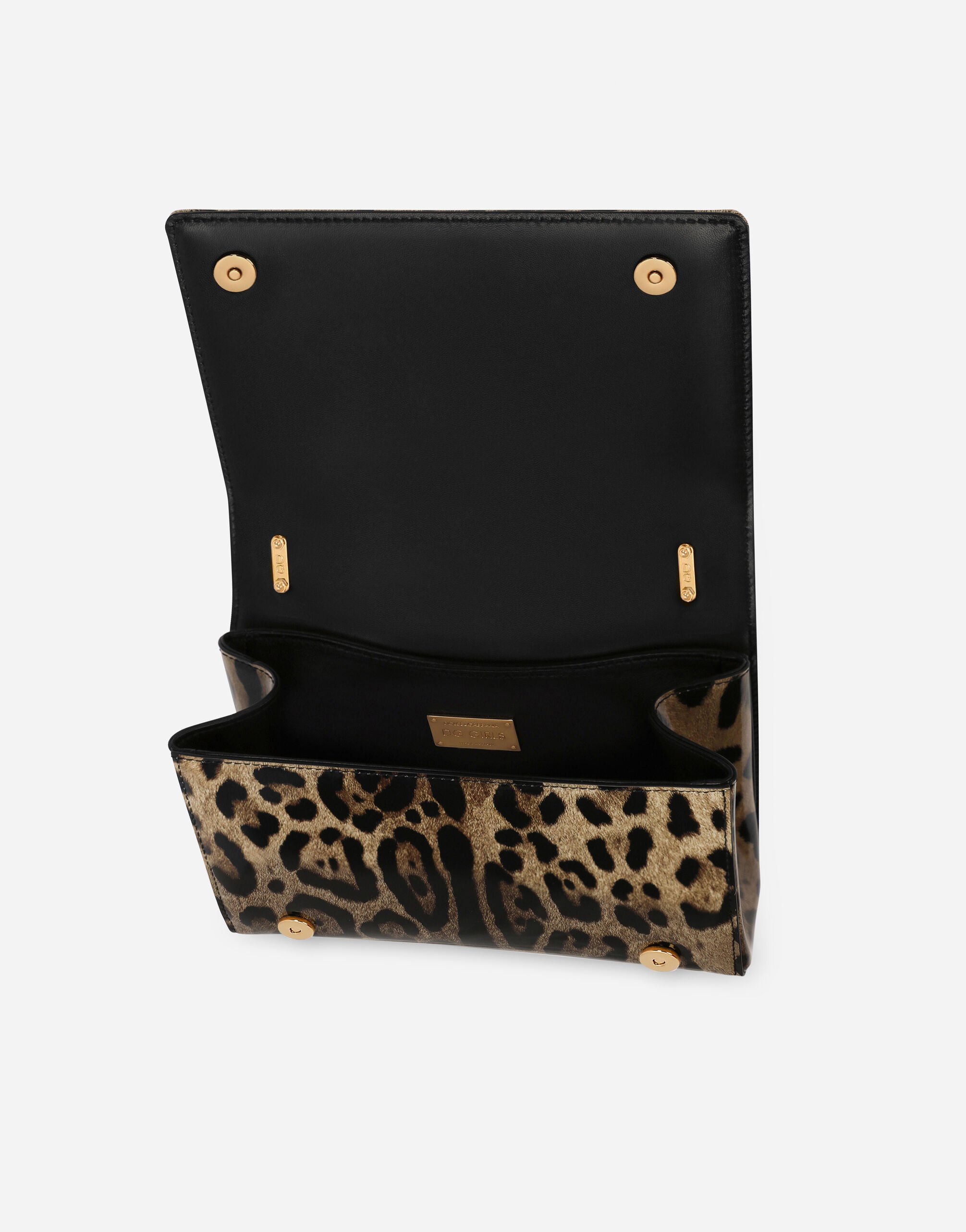 Medium DG Girls shoulder bag in Animal Print for | Dolce&Gabbana 