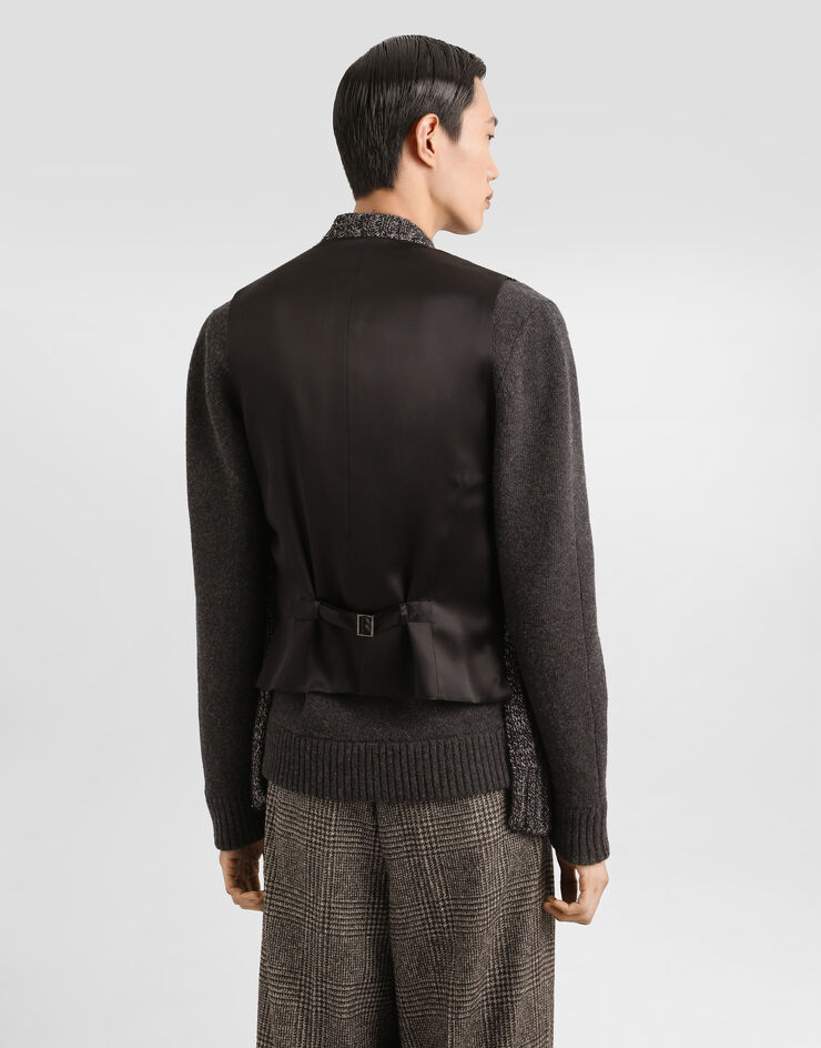 Dolce & Gabbana Smoothwool vest Dolce & Gabbana Smoothwool vest Multicolor GXT45TJGMBT