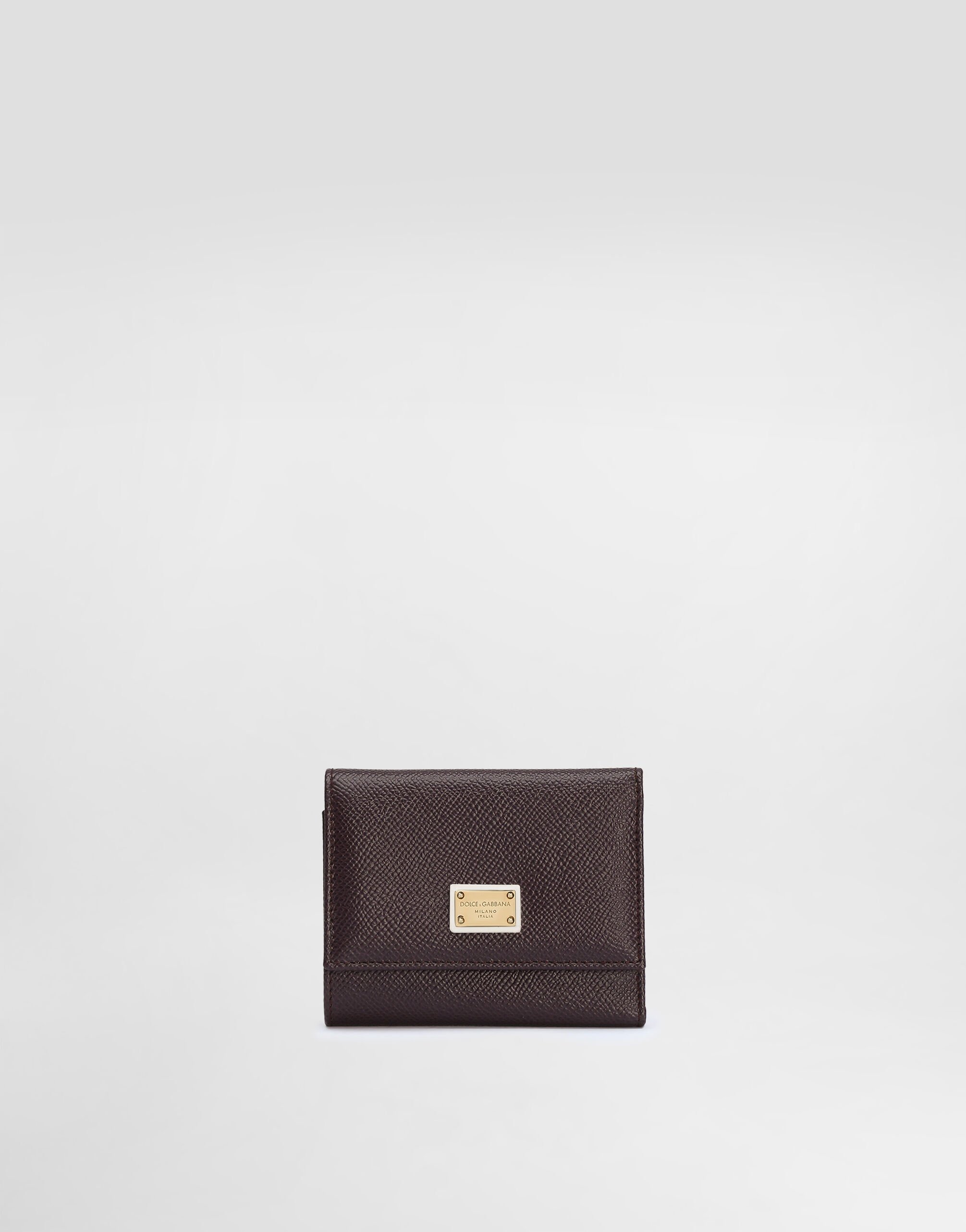 【関税&送料込】Dolce & Gabbana Wallets Bordeaux DOLCE & GABBANA Crocodile Leather Cards Etui Wallet DG Logo