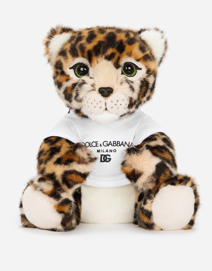 Dolce & Gabbana Plüschtier Maskottchen Leo aus Kunstfell Mehrfarbig LCJB72G7NZK