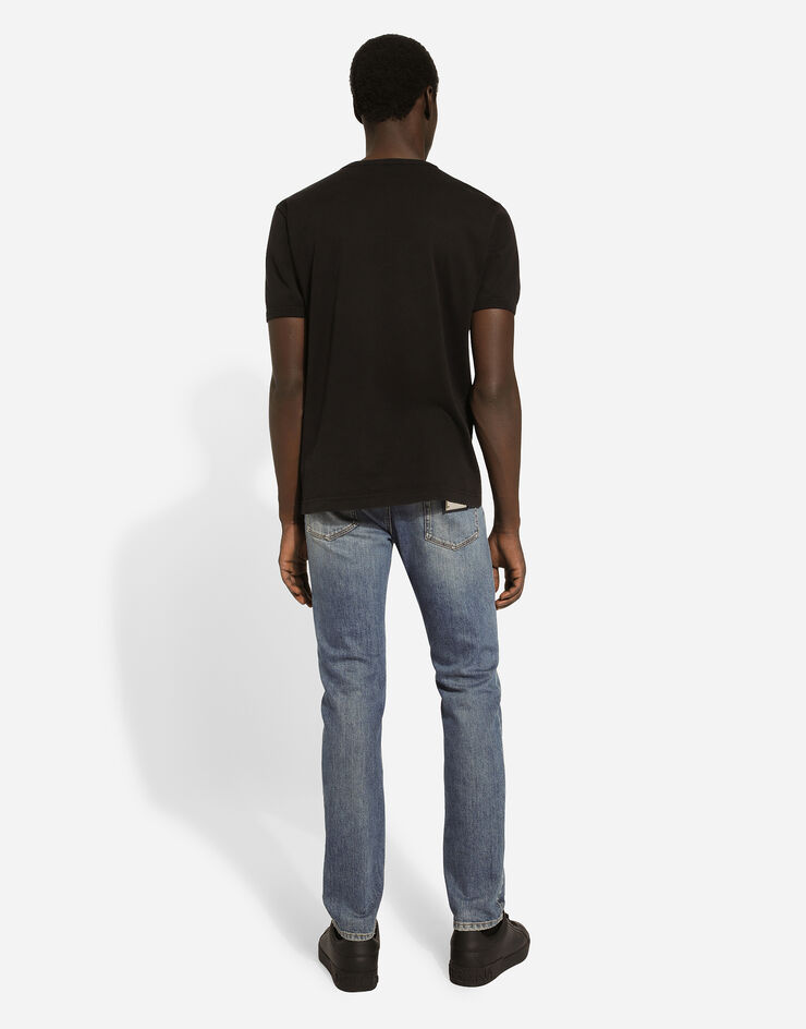 Dolce & Gabbana Vaqueros slim de denim elástico azul Azul GP02WDG8KF2