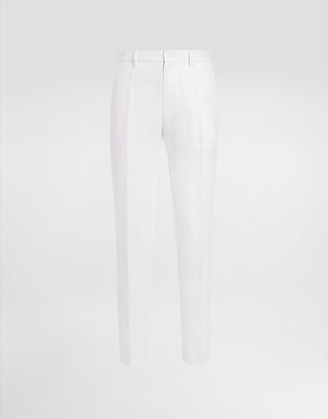 Dolce & Gabbana Tailored linen pants White GY6IETGJ072