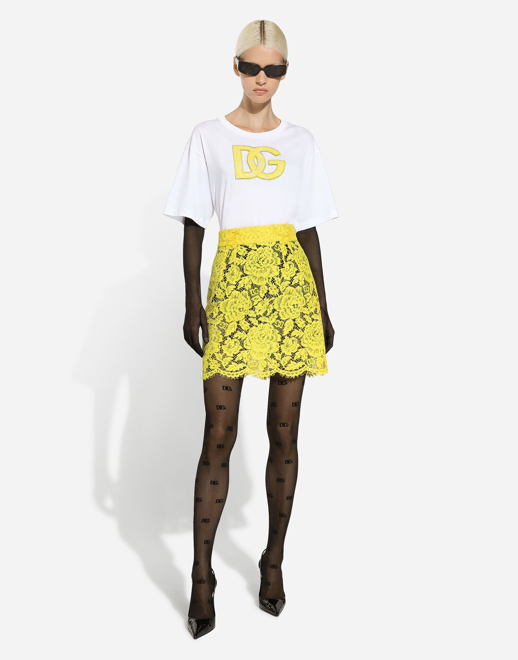 Minigonna floreale top