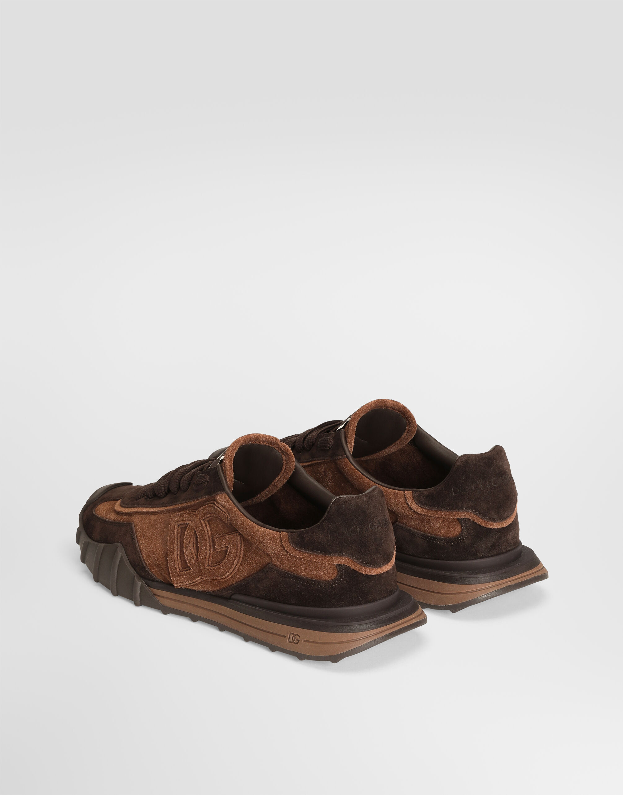 DOLCE&GABBANA クロコ キャンパス スニーカー8ハーフ SNEAKER BASSA in Brown for Men | Dolce&Gabbana® US