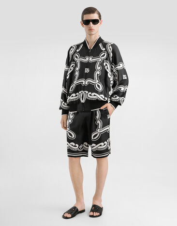 Dolce & Gabbana Bandanna-print silk shorts Print GV37ATHI1WF
