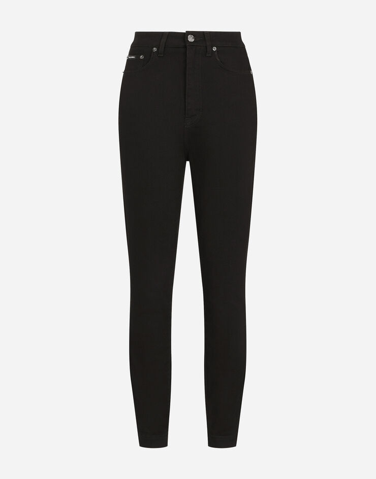 Dolce & Gabbana Stretch denim Grace jeans Black FTBXHDG900X