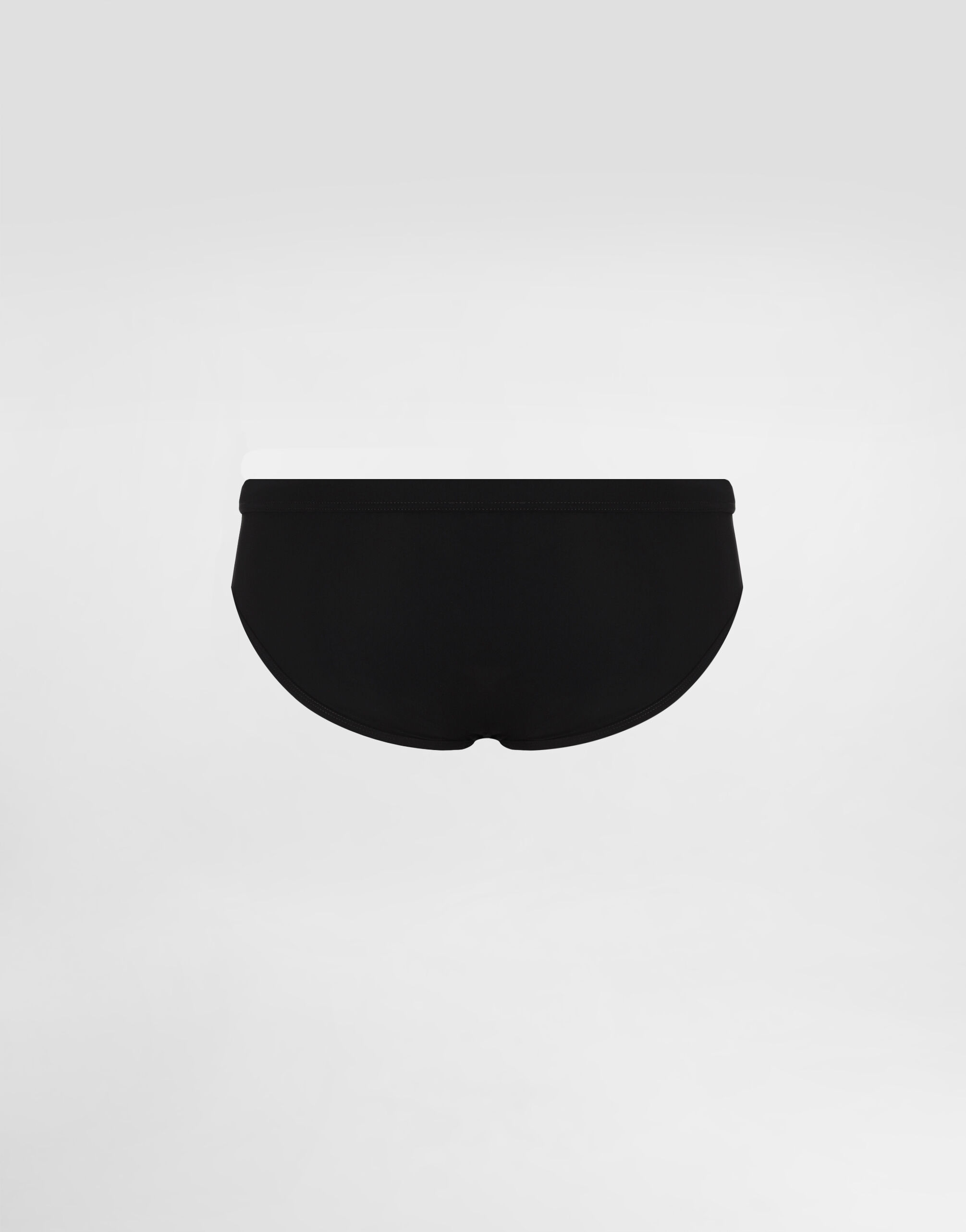 Swim briefs with high-cut leg and tag