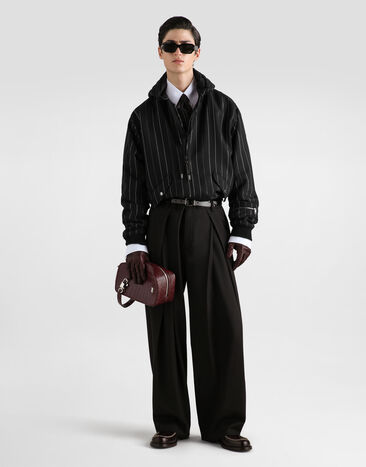 Dolce & Gabbana Padded pinstripe bomber jacket Multicolor G9CKZTFBZAE