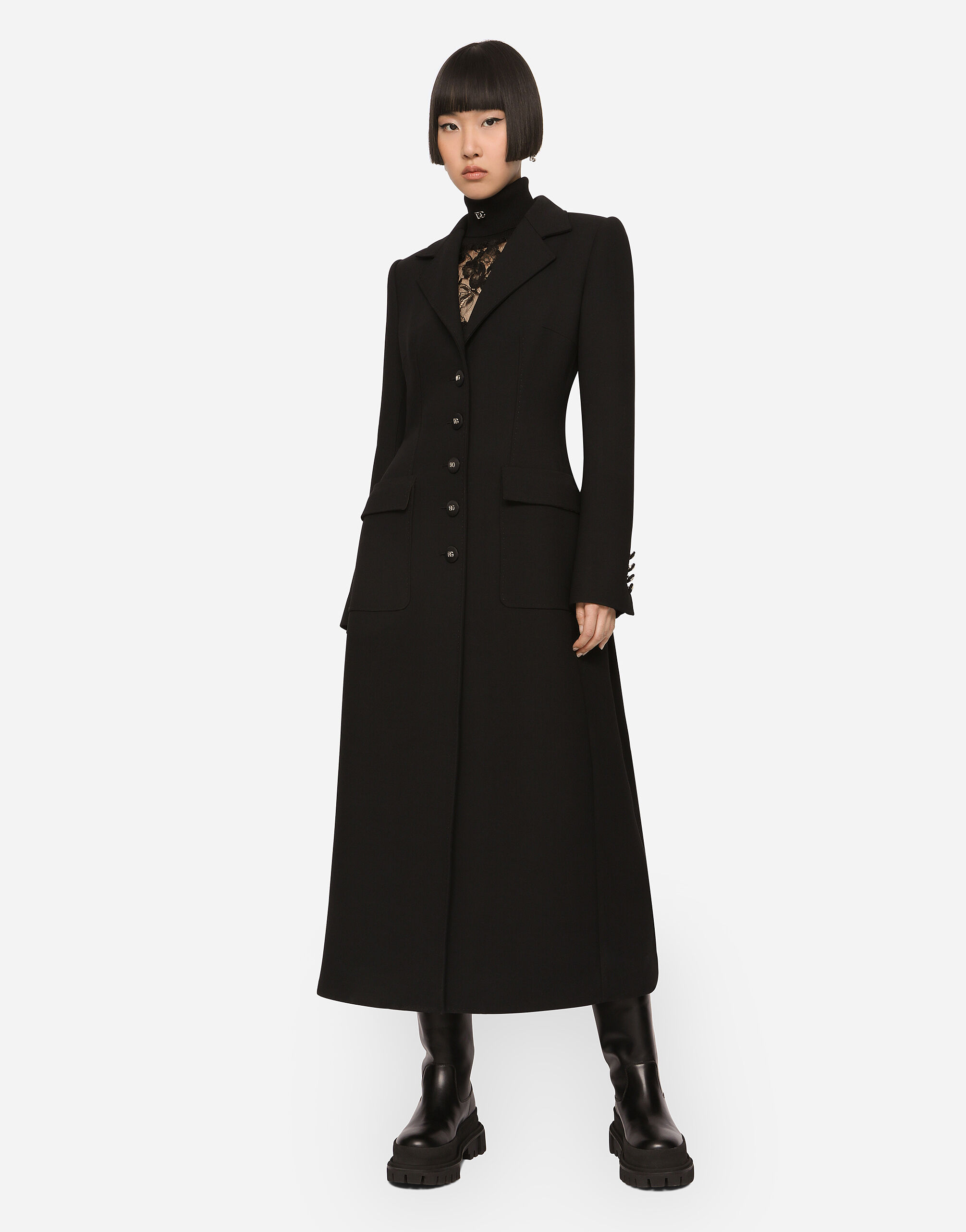 Dolce and gabbana wool coat clearance