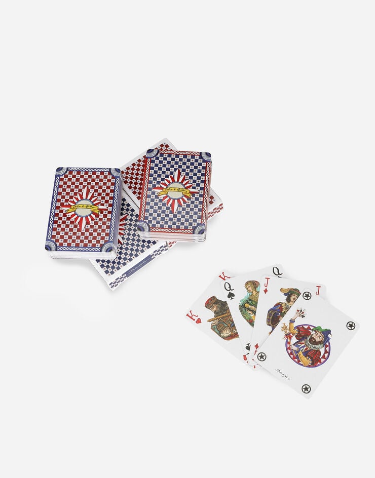 Dolce & Gabbana Plexiglass Poker Set Multicolor TCC214TCAMY