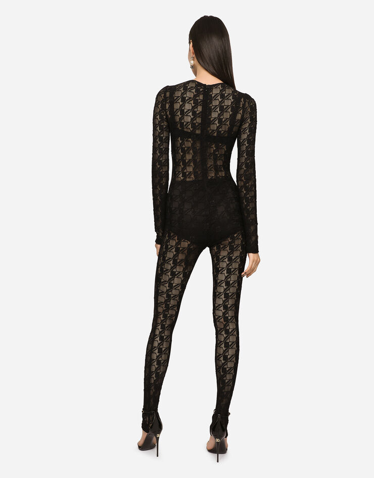 Dolce & Gabbana Lace jumpsuit Black F6ARBZFLREQ