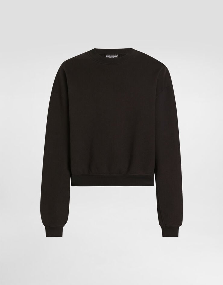 Dolce & Gabbana Langarm-Sweatshirt Black G9BVHTG7PLA