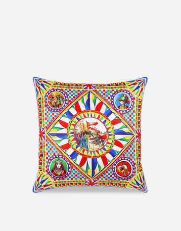 Dolce & Gabbana Средняя подушка из хлопкового дюшеса разноцветный TCC087TCAG4