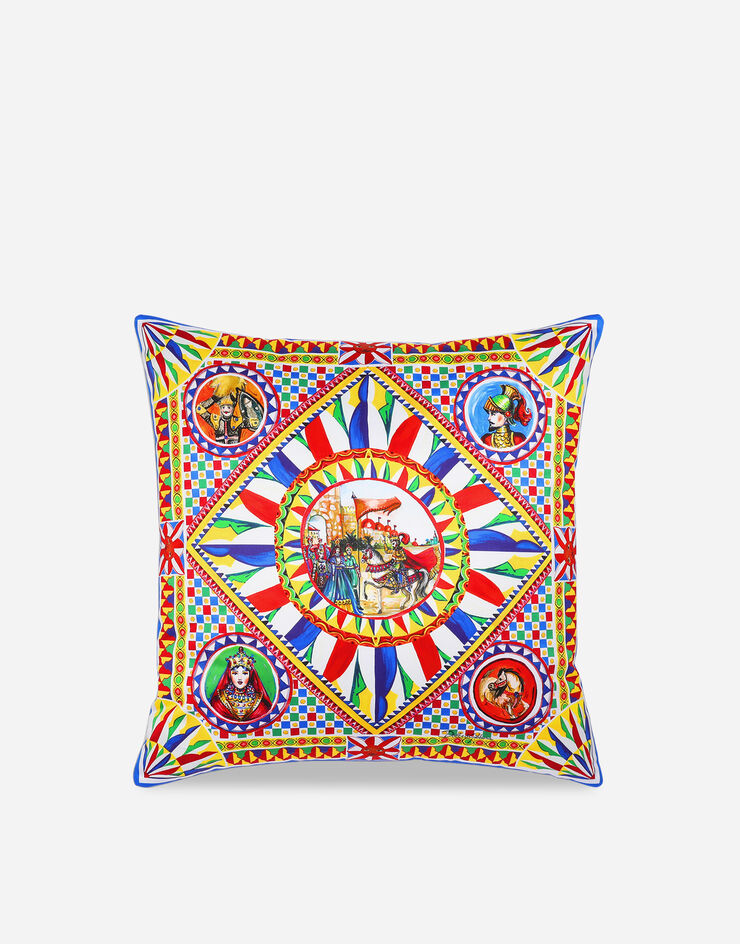 Dolce & Gabbana Duchesse Cotton Cushion Medium Multicolor TCE002TCA95