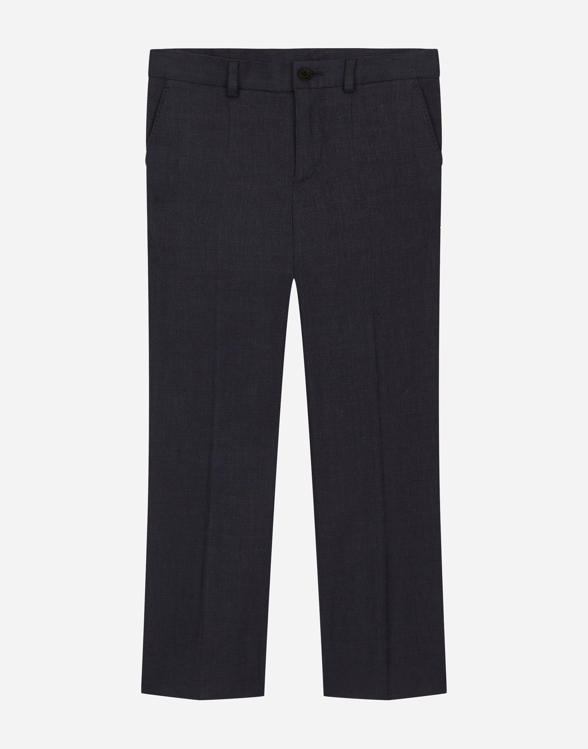 Dolce & Gabbana Classic linen fabric pants Print L43Q25G7L7S